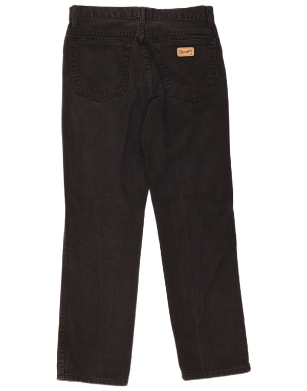 Jeans dritti da uomo Wrangler Texas W32 L30 cotone nero