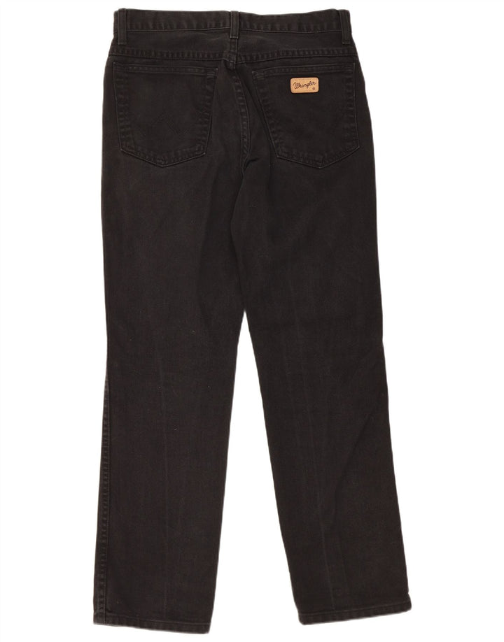 Jeans dritti da uomo Wrangler Texas W32 L30 cotone nero