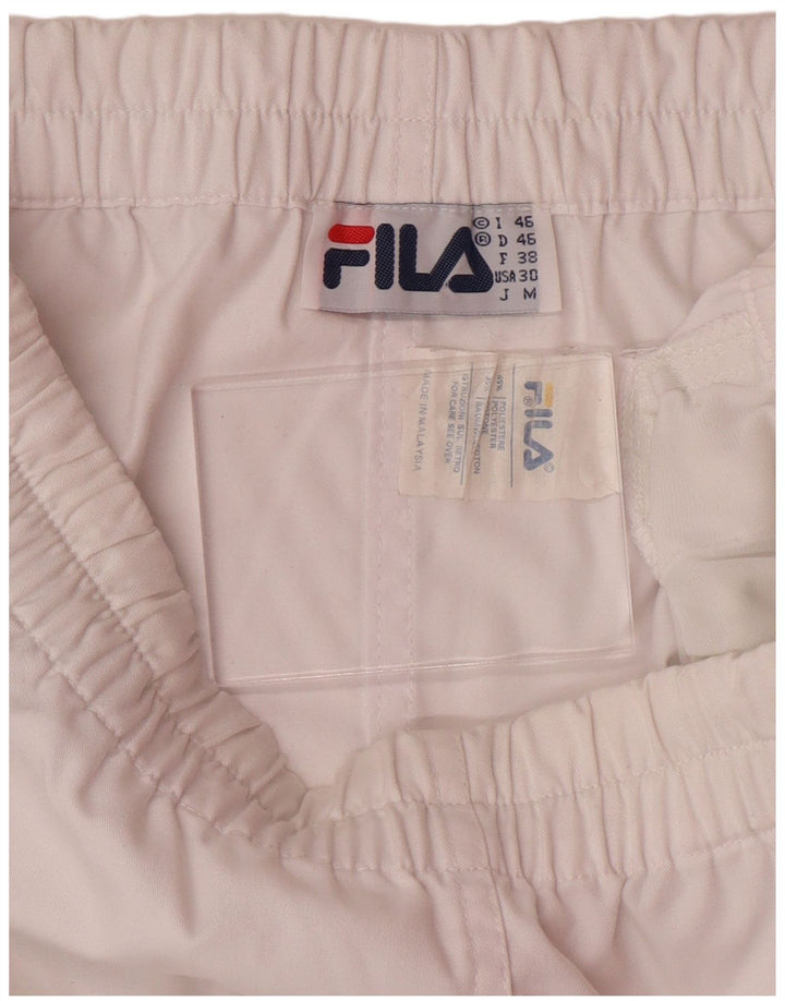 Pantaloncini sportivi da uomo FILA IT 46 Small Bianco Poliestere