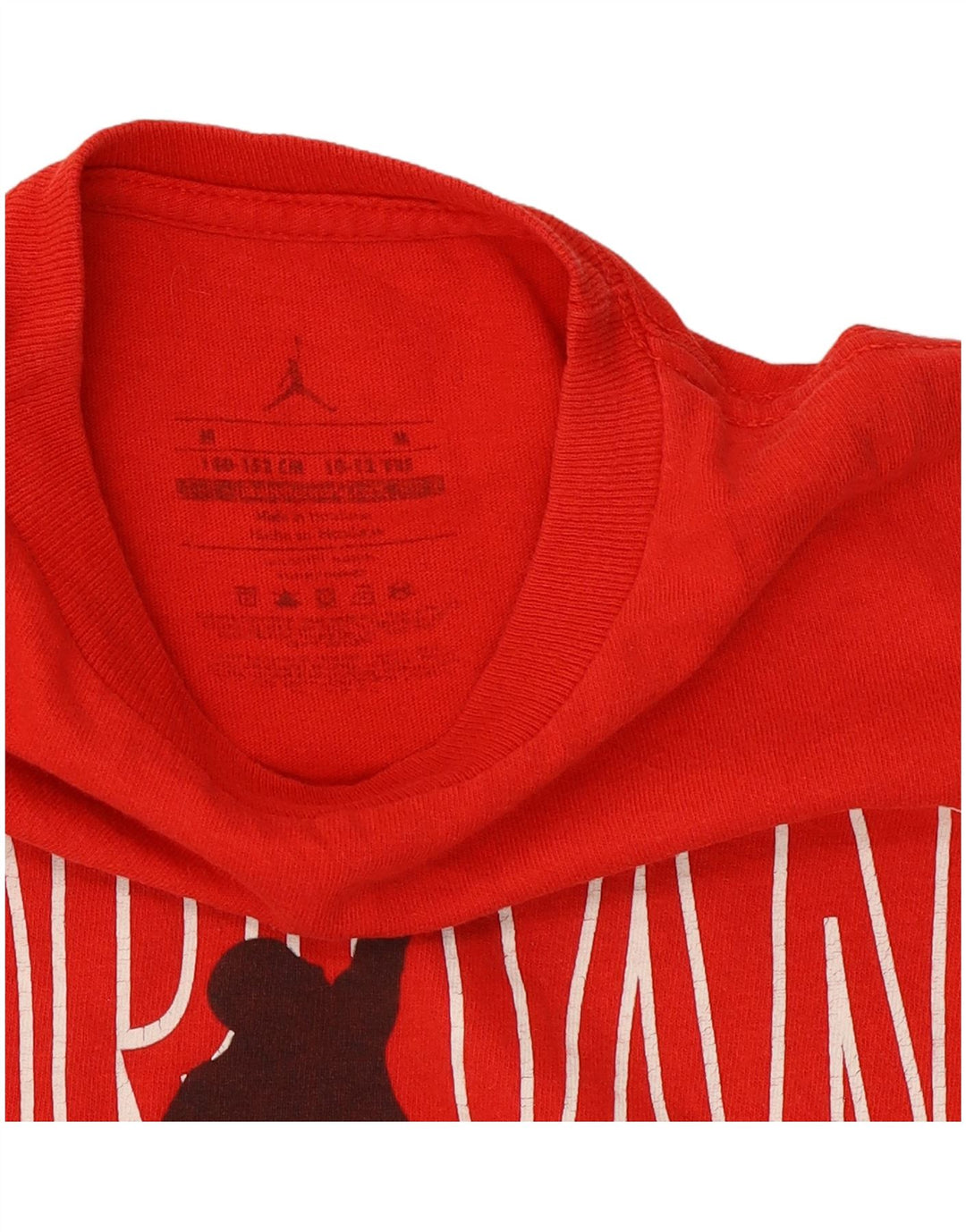 T-shirt grafica Jordan da bambino, 10-11 anni, rossa media