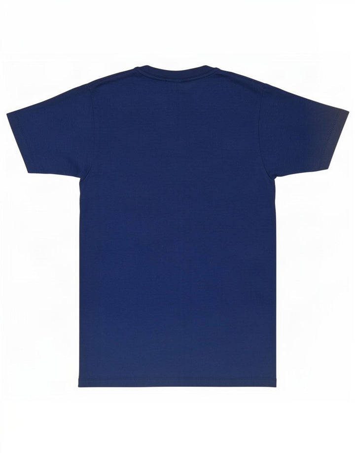 T-shirt da uomo Wrangler Top grande in cotone blu