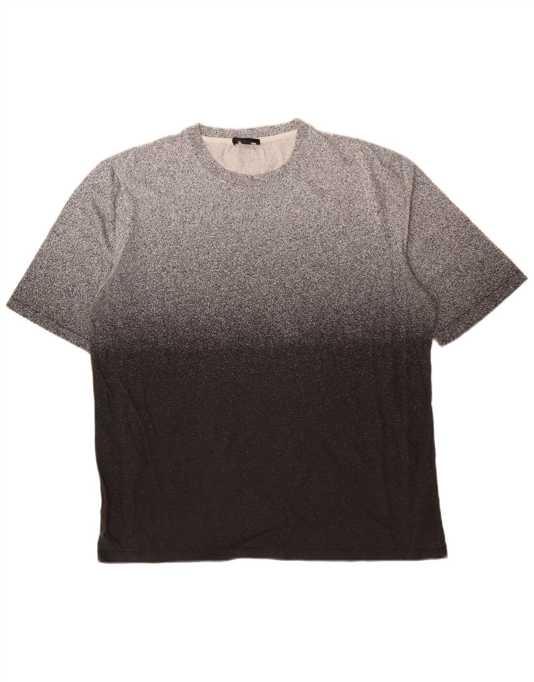 T-shirt da uomo Cos Top grande in cotone chiazzato grigio