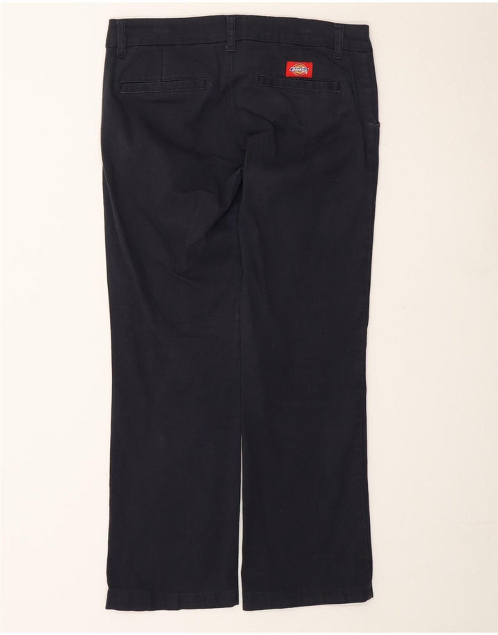DICKIES Womens Straight Chino Trousers US 7 Medium W30 L27 Navy Blue Vintage Dickies and Second-Hand Dickies from Messina Hembry 
