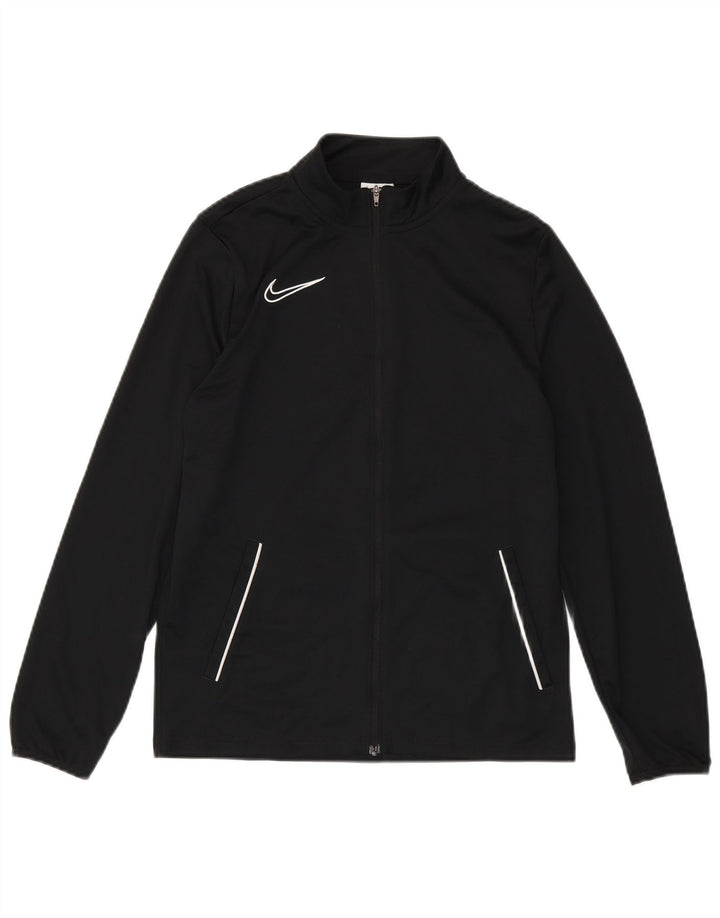Giacca da tuta da ragazzo Nike Dri Fit Top 13-14 anni XL poliestere nero