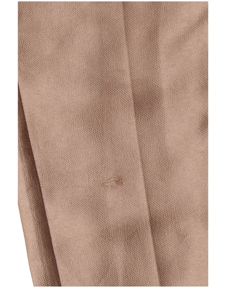 Pantaloni casual affusolati da donna Zara piccoli W27 L26 poliestere beige