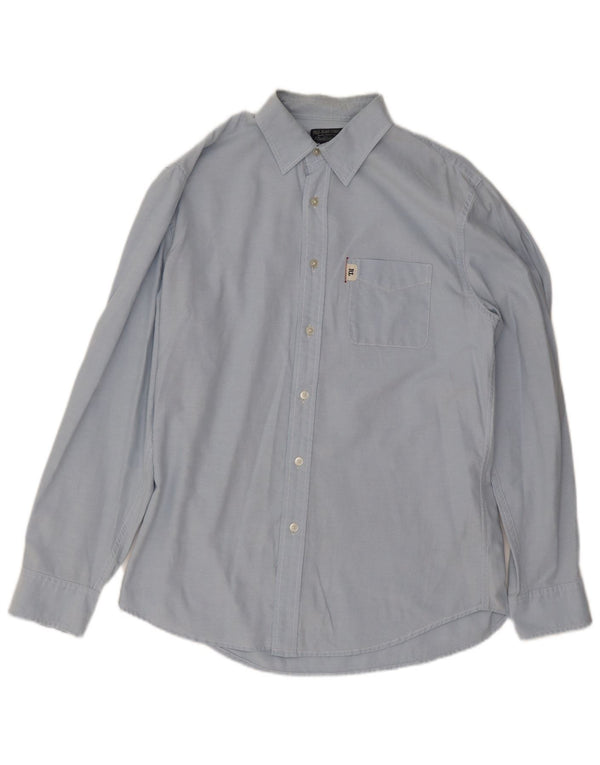 Camicia da uomo Ralph Lauren in cotone blu medio