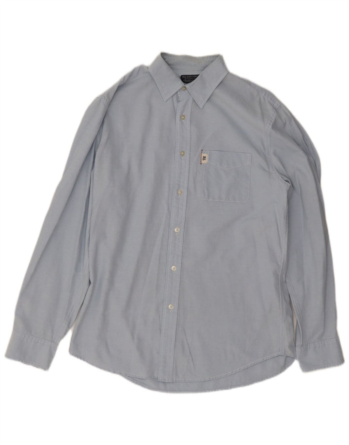 Camicia da uomo Ralph Lauren in cotone blu medio