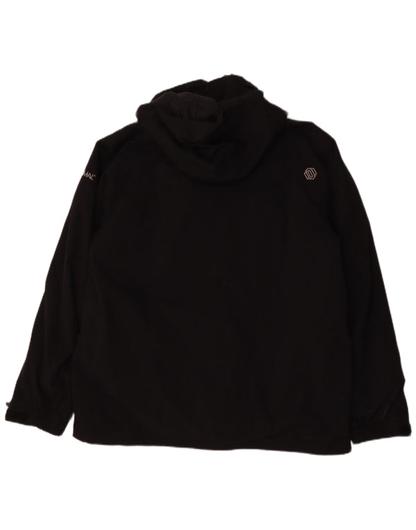 Giacca da uomo con cappuccio Animal UK 42 XL Nylon nero
