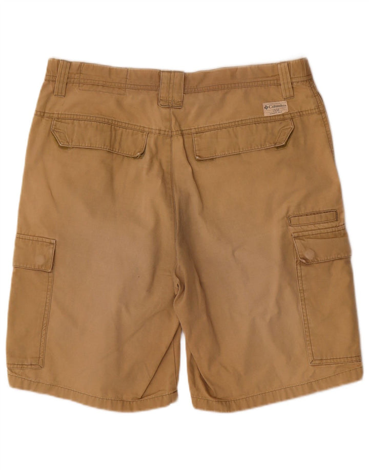 Pantaloncini cargo Columbia da uomo medi W32 in cotone beige