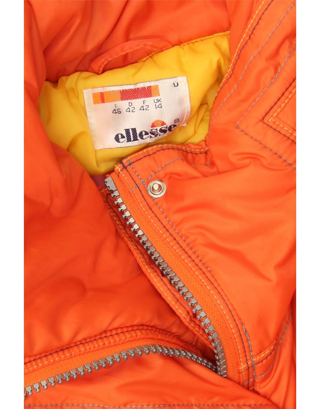 Giacca da sci da donna dal taglio ampio Ellesse UK 14 Large Arancione in poliammide