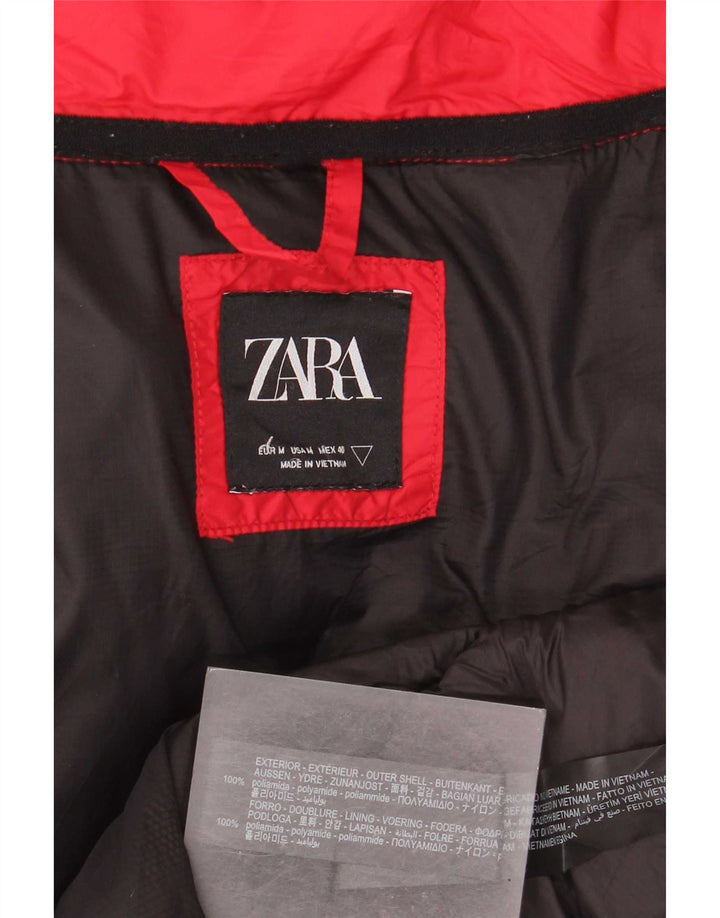 Giacca imbottita da uomo Zara UK 38 media rossa in poliammide