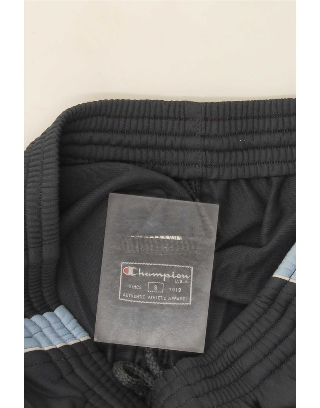 Pantaloni da tuta da uomo Champion Small in poliestere color block grigio