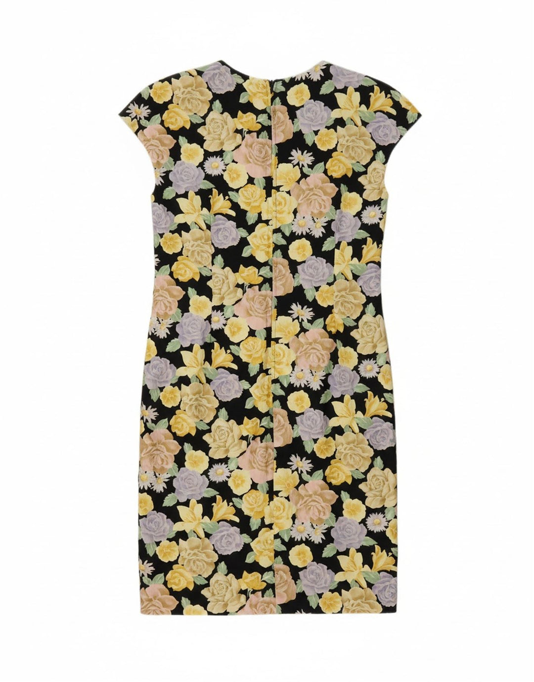 LUISA SPAGNOLI Womens Shift Dress IT 48 XL Multicoloured Floral Cotton Vintage Luisa Spagnoli and Second-Hand Luisa Spagnoli from Messina Hembry 
