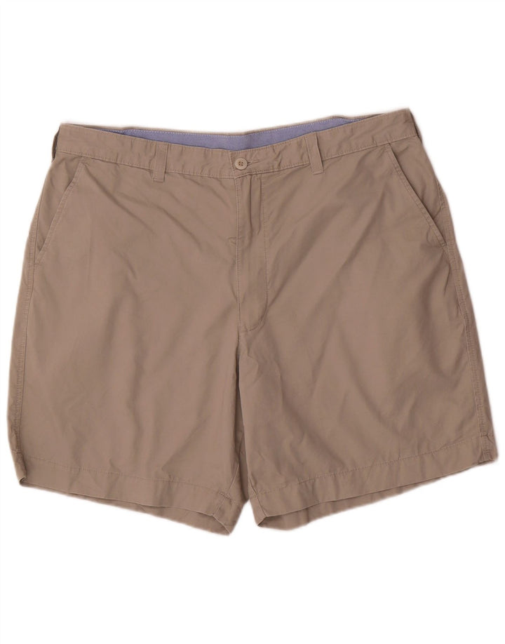 Pantaloncini chino da uomo Marks & Spencer blu Harbour W38 XL cotone beige