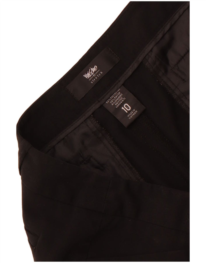 Pantaloni casual bootcut da donna Mossimo US 10 Large W34 L32 poliestere nero