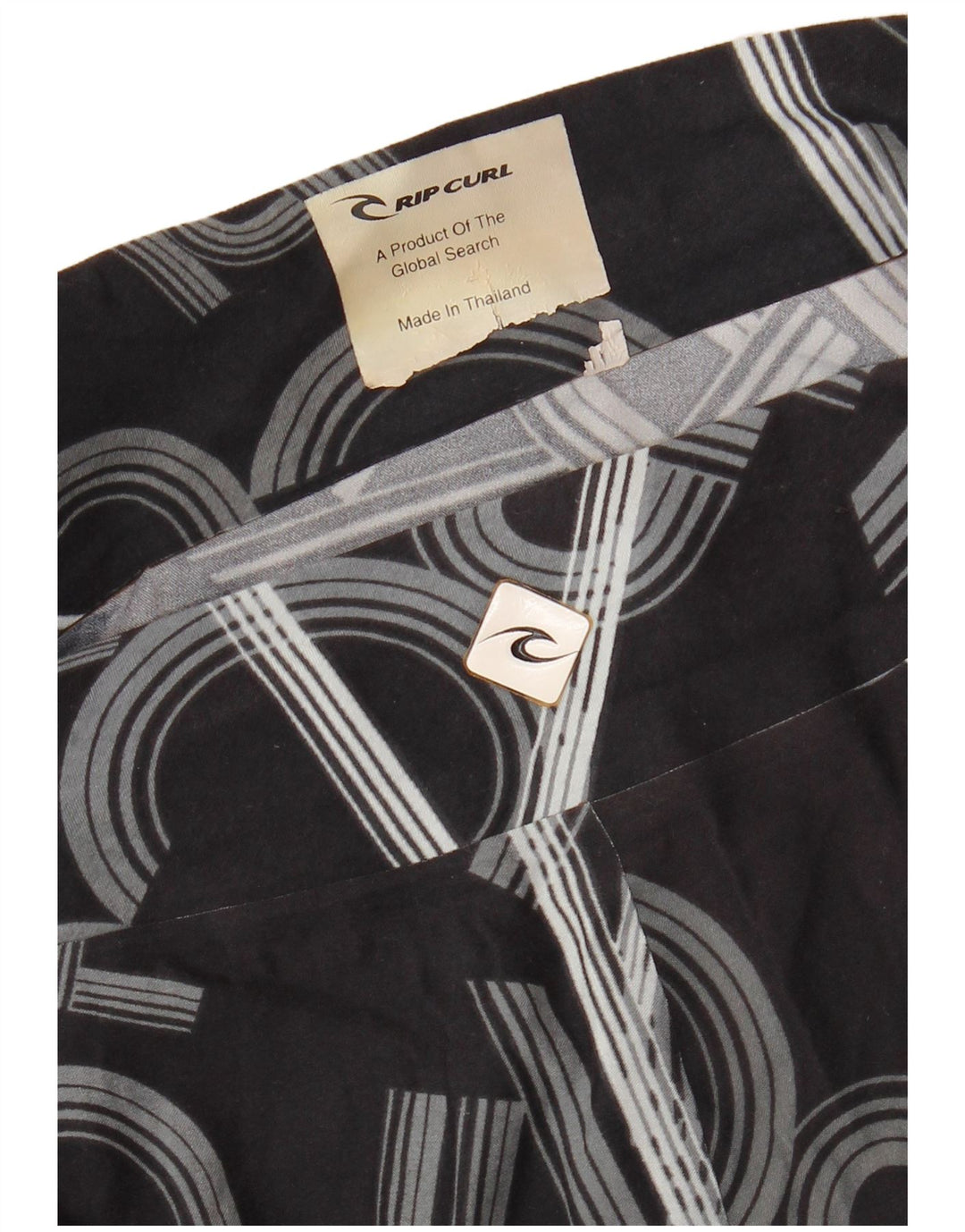 RIP CURL Pantaloncini da bagno grafici da uomo grandi neri