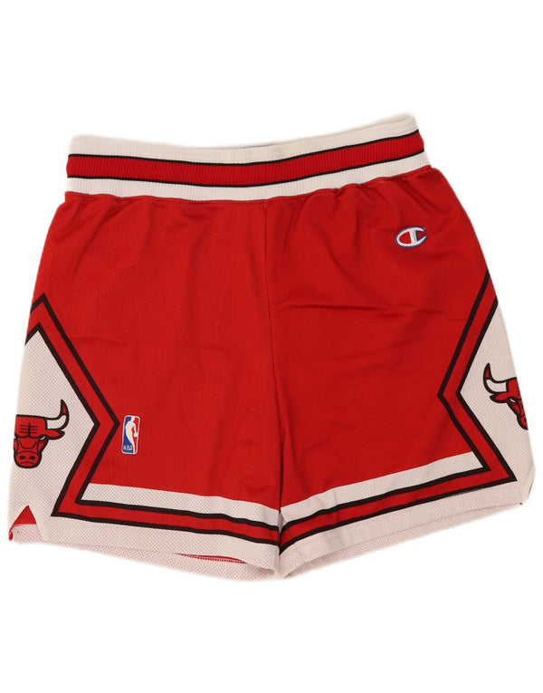 Pantaloncini sportivi grafici da uomo Champion Chicago Bulls Small Red Colourblock
