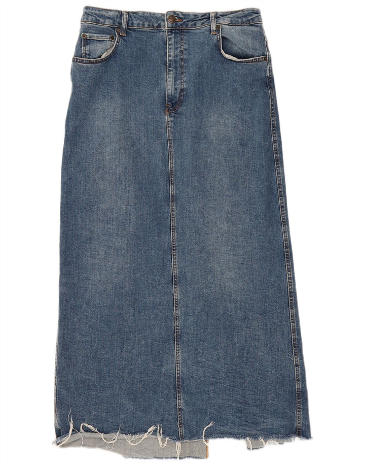 Gonna di jeans Zara da donna XL W32 Blu