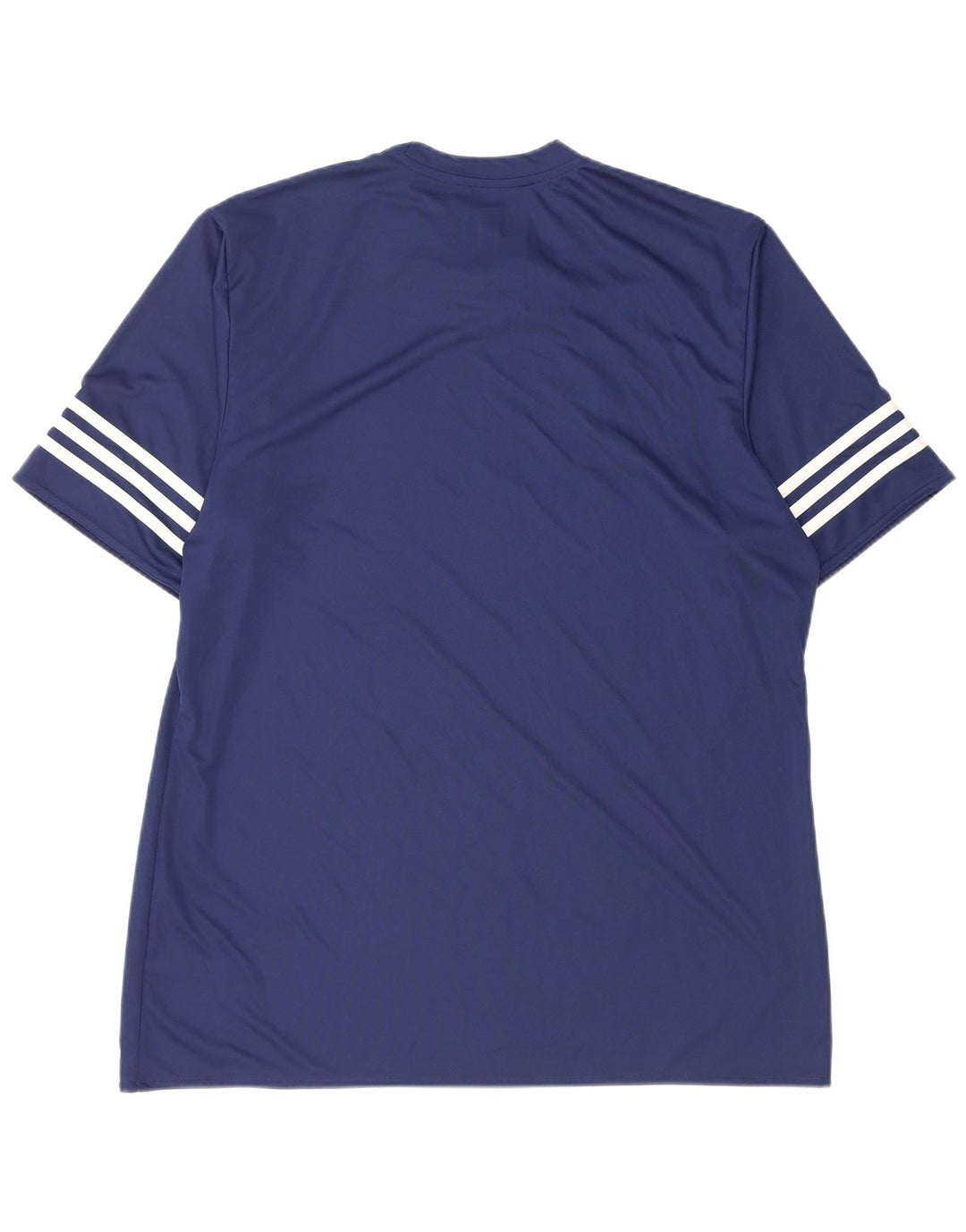 T-shirt Adidas Climalite da uomo Top XL in poliestere blu navy