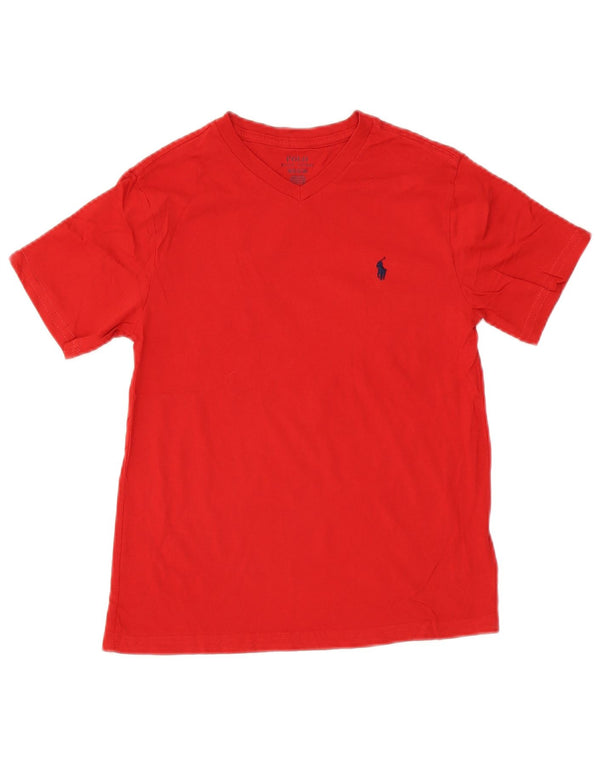 T-shirt da ragazzo Polo Ralph Lauren Top 10-11 anni in cotone rosso medio