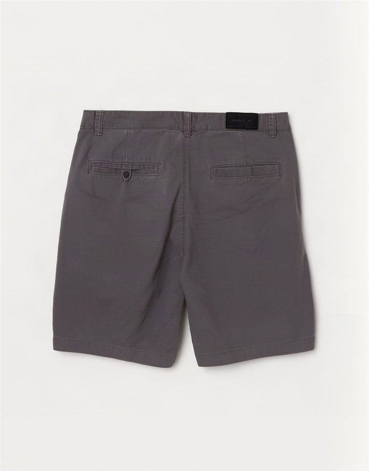 Pantaloncini chino da uomo O'Neill W31 cotone grigio medio