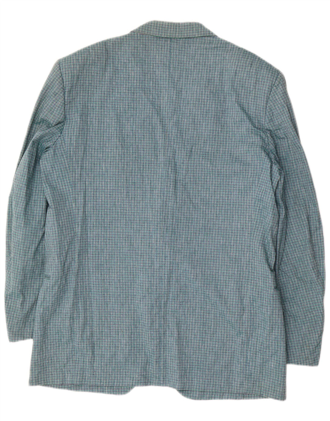 Giacca Blazer da Uomo a 2 Bottoni Nino Cerruti IT 54 2XL Cotone a quadri Blu