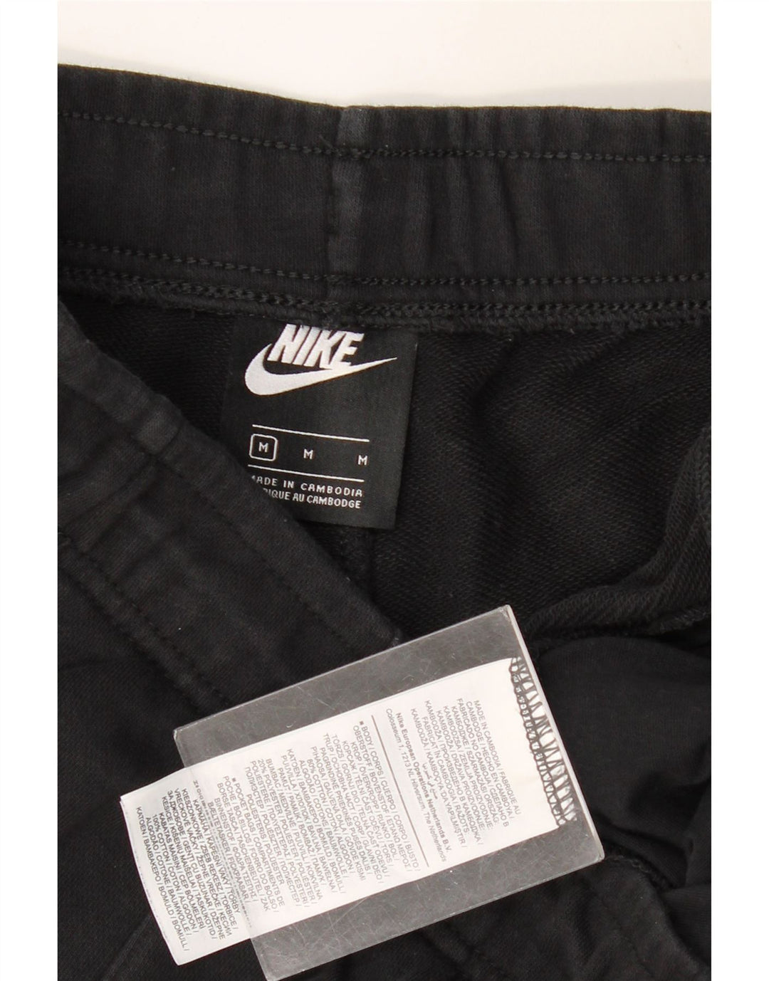 NIKE Pantaloni da tuta con grafica da uomo Joggers Medium Black Colourblock