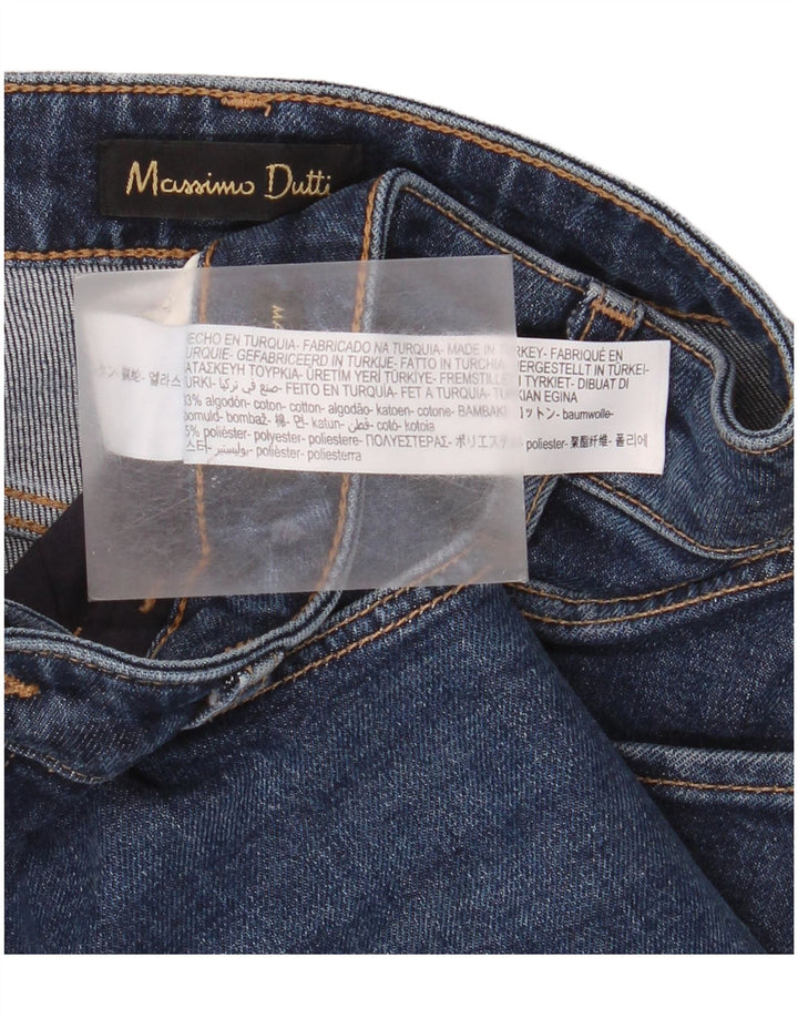 Jeans slim da donna Massimo Dutti EU 40 medio W30 L30 cotone blu