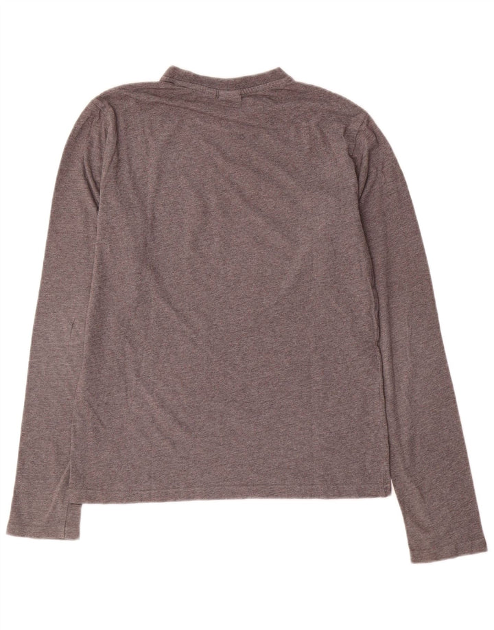 Top grafico da bambino North Sails a maniche lunghe 13-14 anni in cotone grigio