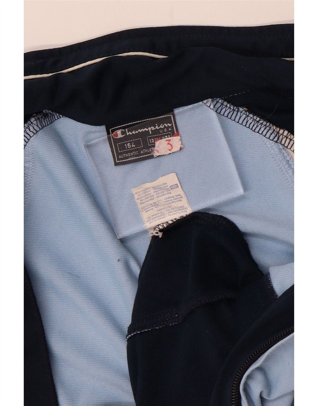 Giacca superiore della tuta da ragazzo CHAMPION 13-14 anni Poliestere color block blu