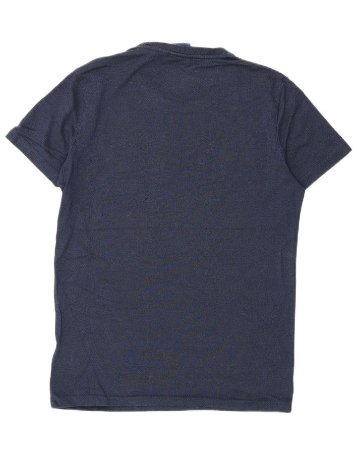 T-shirt grafica da uomo Superdry Top in cotone blu navy medio