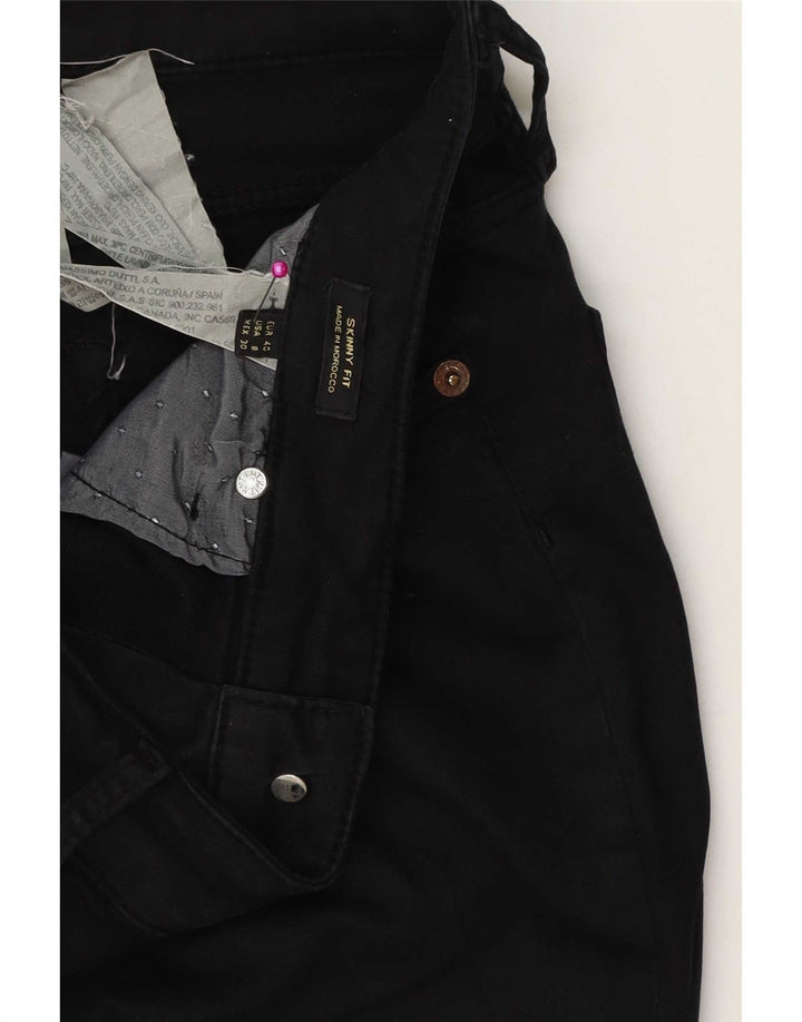 Jeans skinny da donna Massimo Dutti EU 40 medio W30 L29 cotone nero