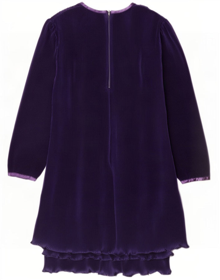 Debut Abito a trapezio da donna a maniche lunghe UK 12 Blu navy medio