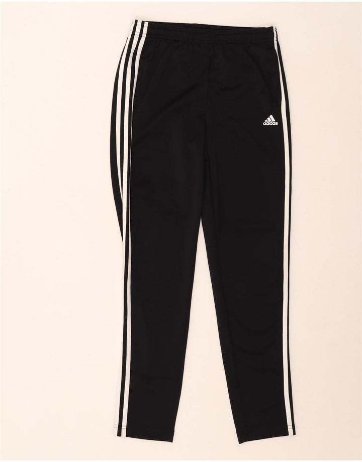 Pantaloni della tuta Adidas Aeroready da ragazzo 13-14 anni in poliestere nero