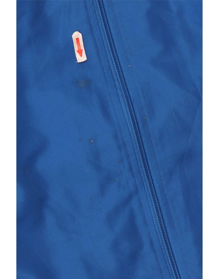 Giacca da uomo con grafica Asics, giacca XL, in poliestere color block blu