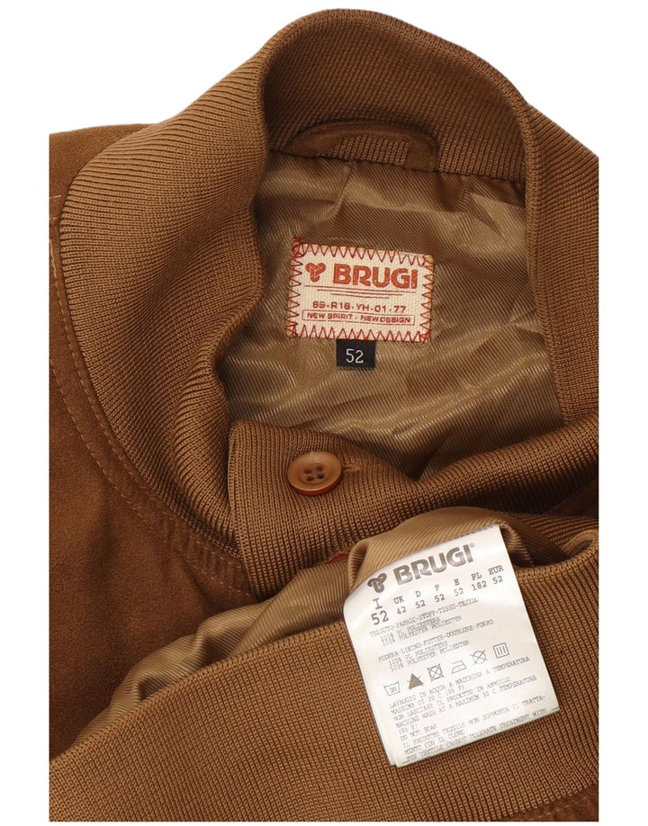 Giubbotto Bomber Uomo Brugi IT 52 XL Beige Poliestere