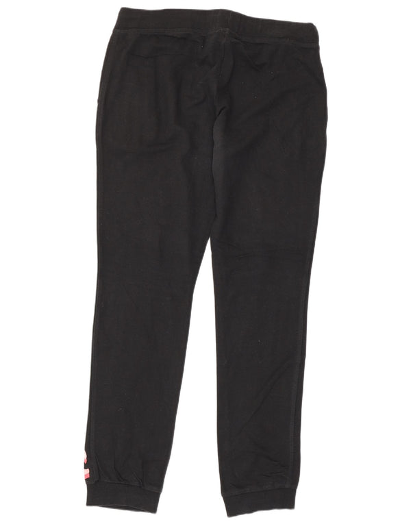 Pantaloni da tuta con grafica Reebok da donna Joggers UK 12/14 Medium Nero