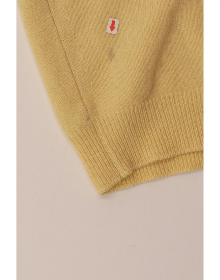 Canotta da uomo Peter Scott UK 42 Large Yellow Wool
