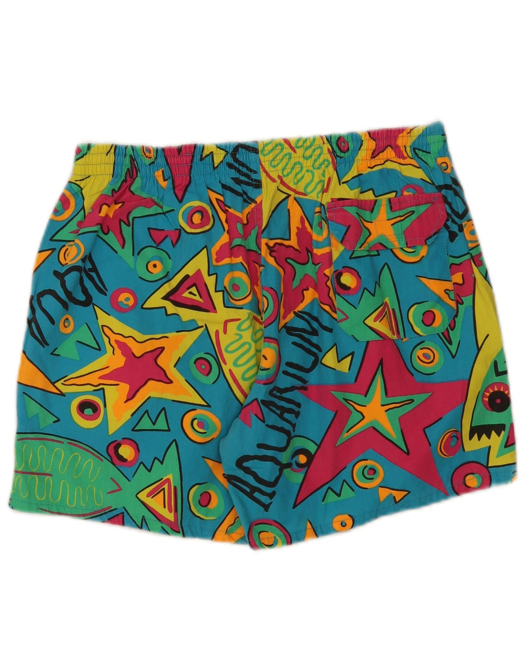 Pantaloncini da bagno con grafica da uomo Aquarium IT 52 Large multicolore geometrico