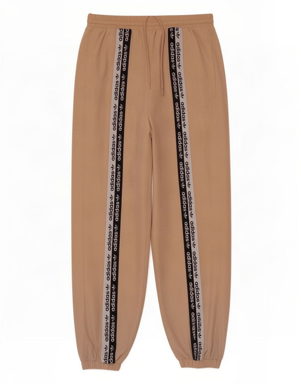 Pantaloni da tuta da donna Adidas Joggers UK 10 Small Beige Colourblock