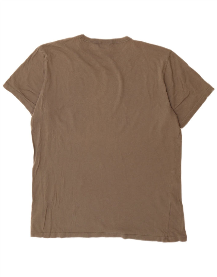 T-shirt grafica da uomo G-Star Top XL in cotone grigio