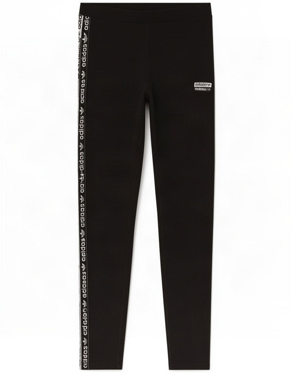 Adidas Leggings grafici da donna UK 12 Cotone color block medio nero