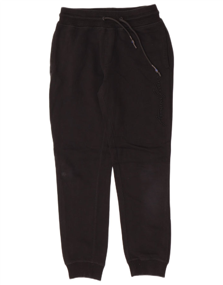 Pantaloni da tuta grafica da uomo Armani Joggers piccoli in cotone nero
