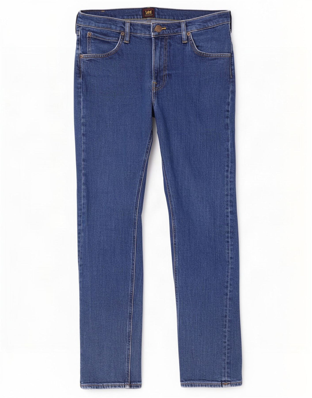 Jeans dritti da uomo Lee Daren Zip Fly W34 L32 cotone blu