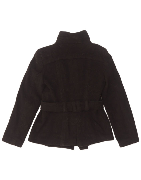 Cappotto da marinaio da donna Zara UK 6 XS in lana nera