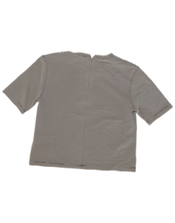 Topshop T-shirt da donna Top UK 10 piccolo gessato nero