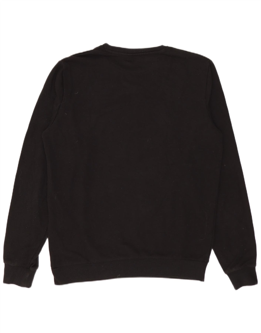 Felpa Kappa Uomo Maglione Medio Nero Cotone