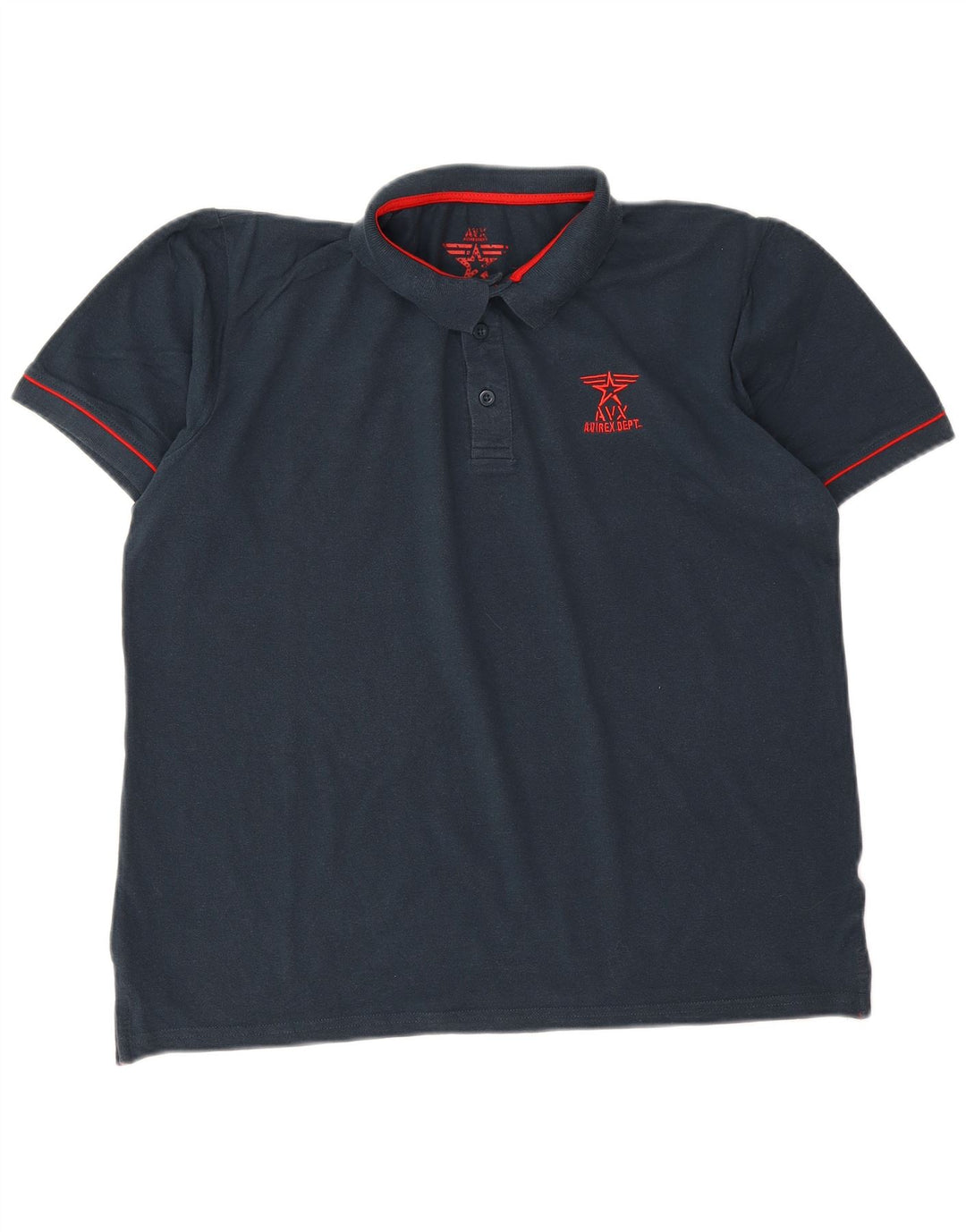Polo da uomo Avirex grande blu navy