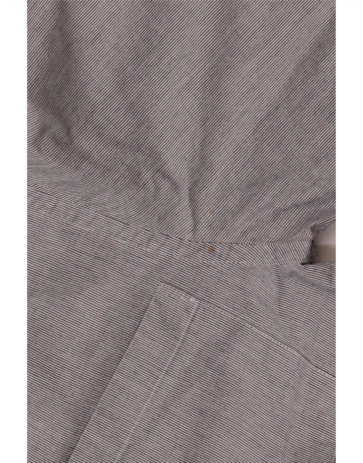 Camicia da uomo JAEGER XS in cotone gessato blu navy