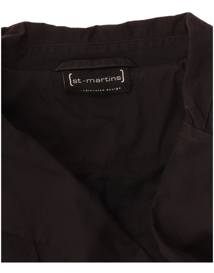 Trench da donna St-Martins UK 12 medio nero